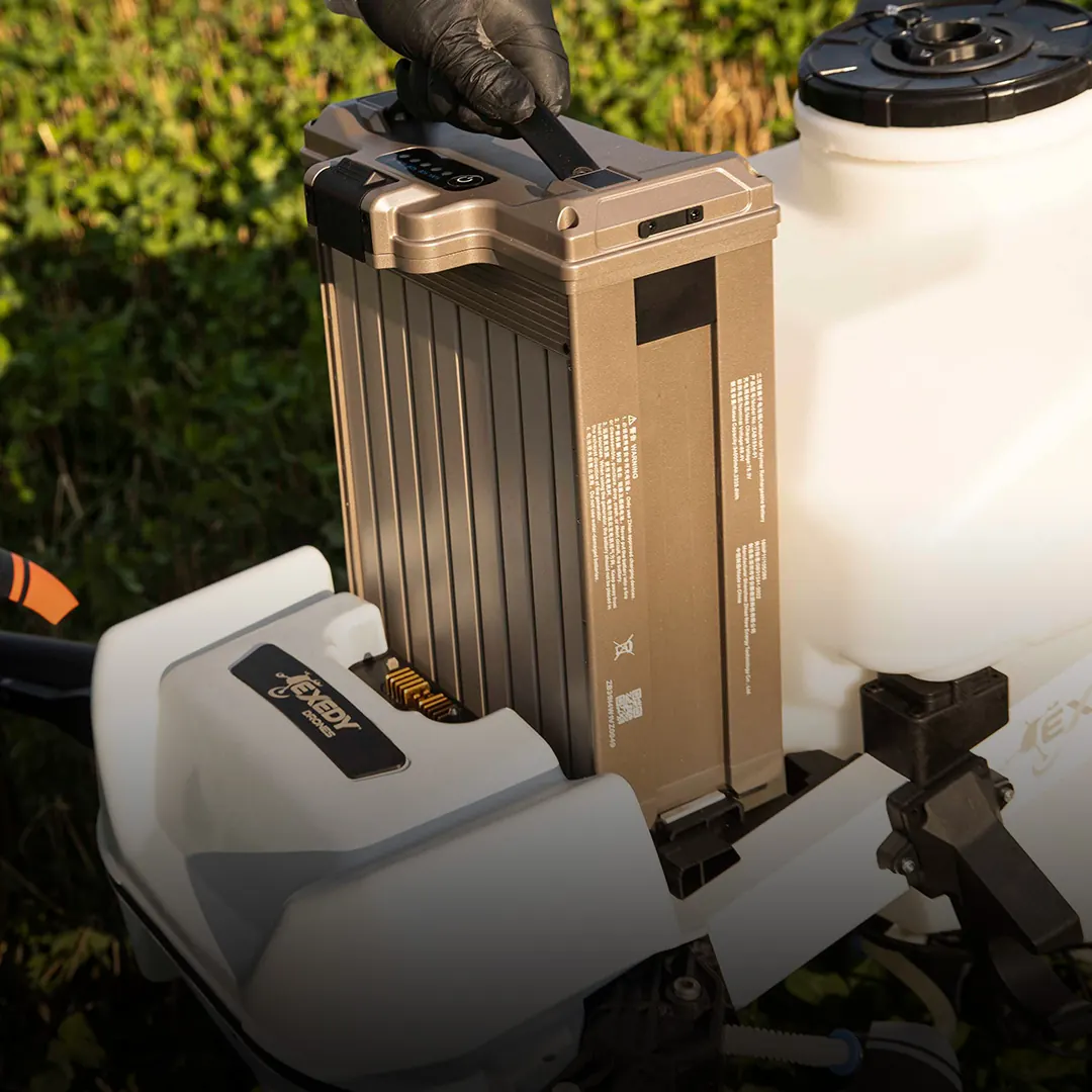 Ayre CX flight battery being installed